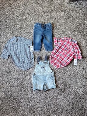 Baby B'gosh  and OSHKOSH B'gosh 4-Piece Infant Bundle